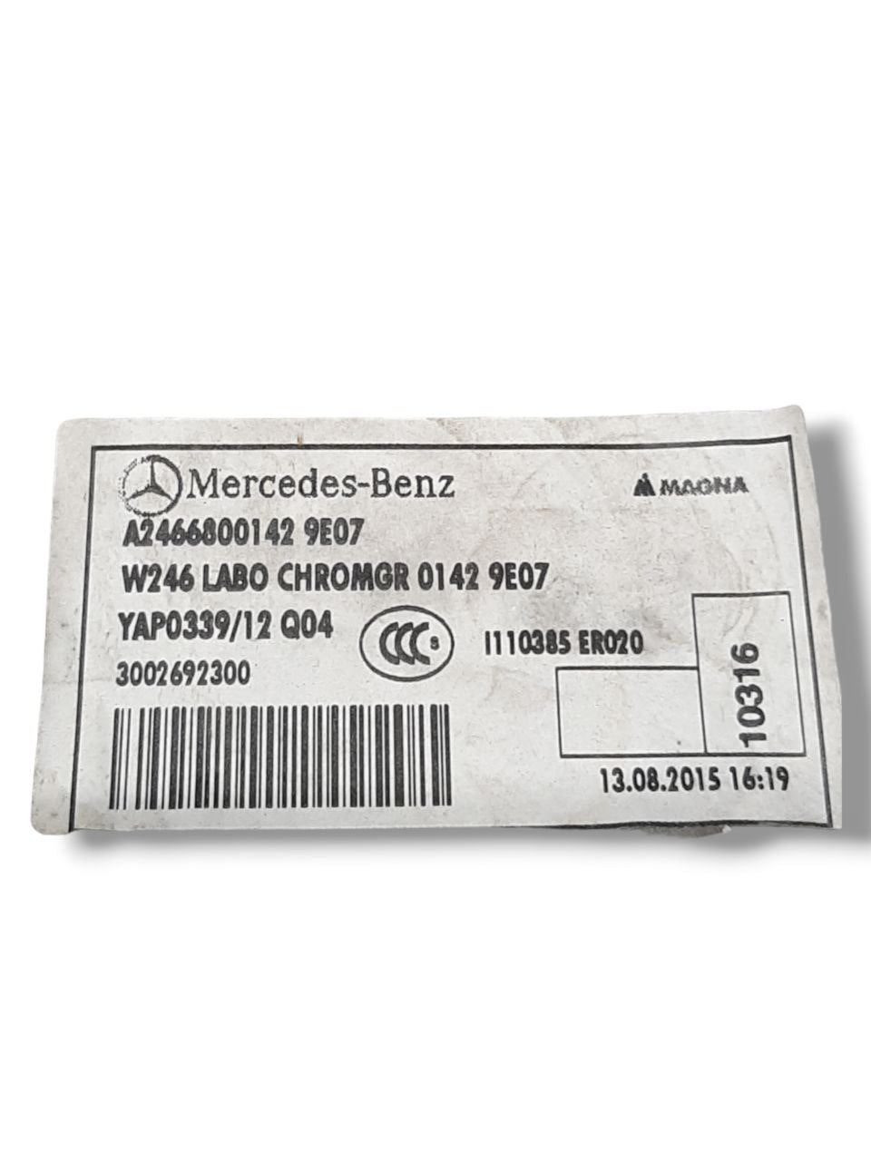 Tappeto / Ripiano Bagagliaio Mercedes-Benz classe B W246(2011-2018)cod.A2466800142
