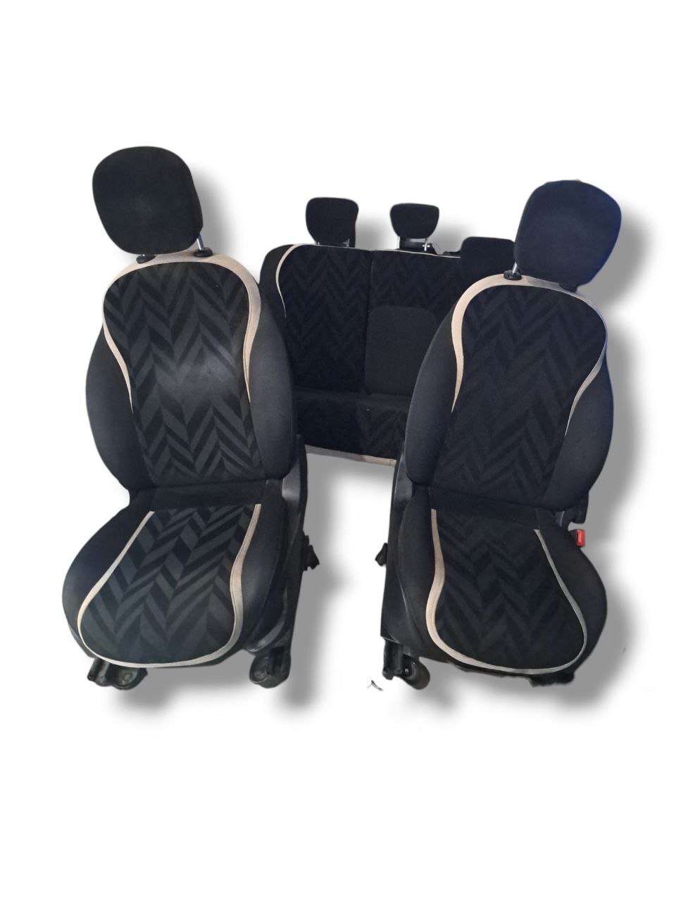 Tappezzeria / Sedili Completa in Tessuto Nera e Grigia  Lancia Ypsilon (2011>)