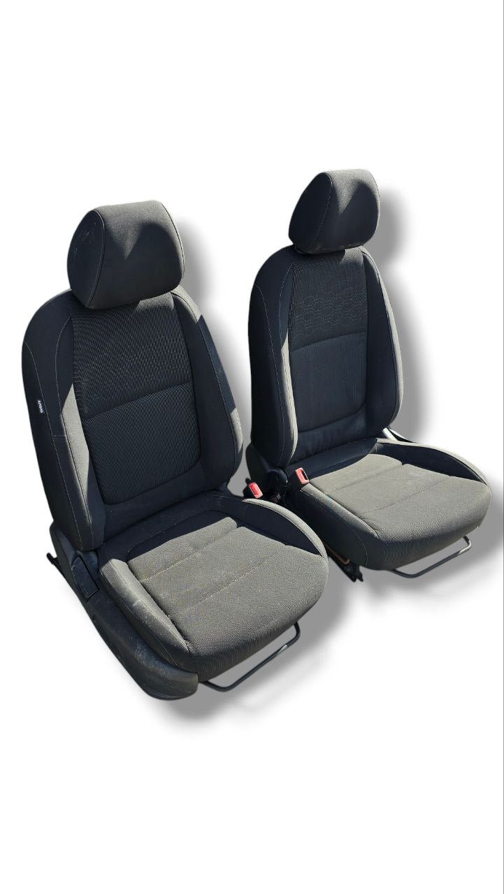 Tappezzeria / Sedili Completa Stoffa Neri Kia Rio III ( 2011 - 2017 )