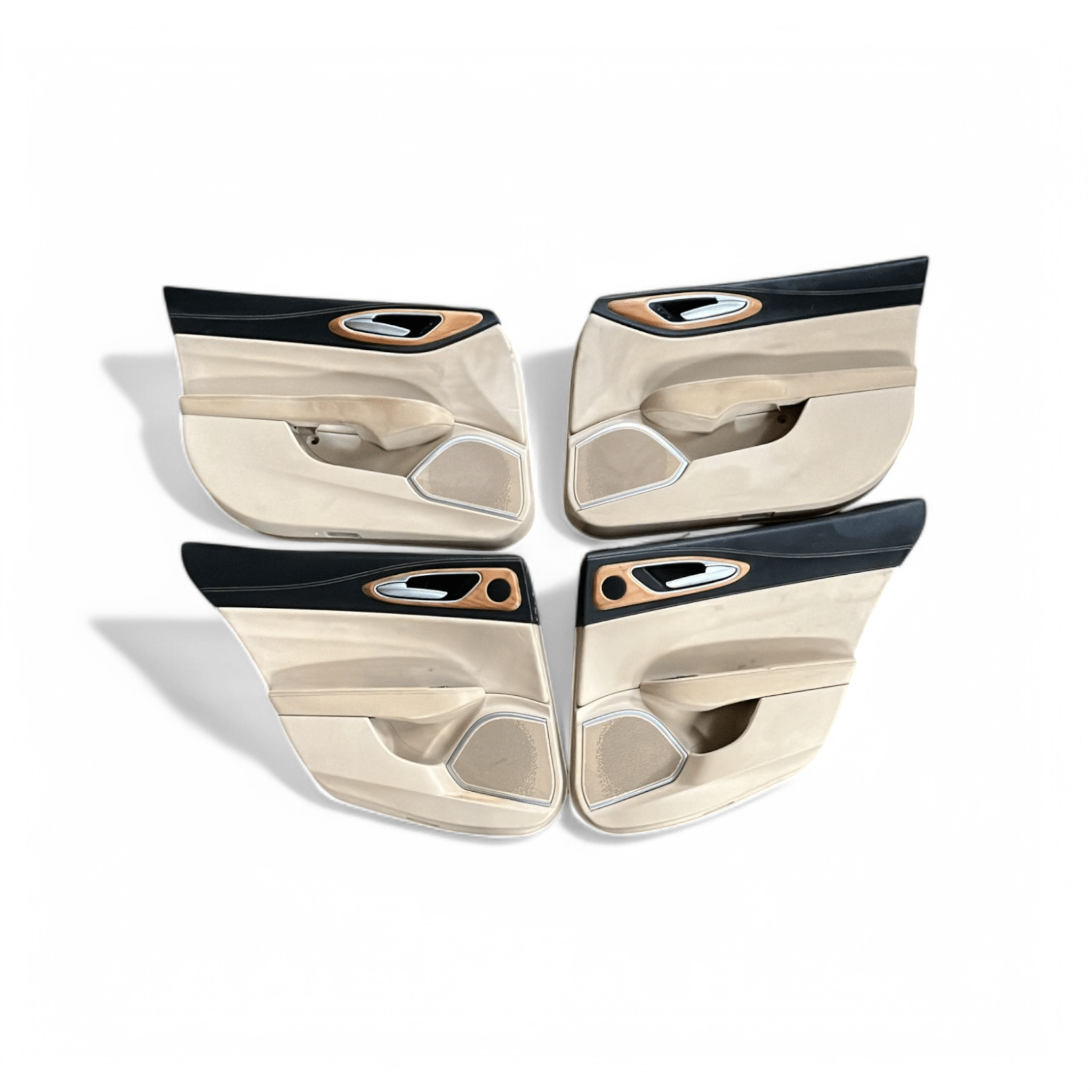 Tappezzeria / sedili in pelle beige con pannelli Alfa Romeo Giulia (2016->) - BIBA-RICAMBI