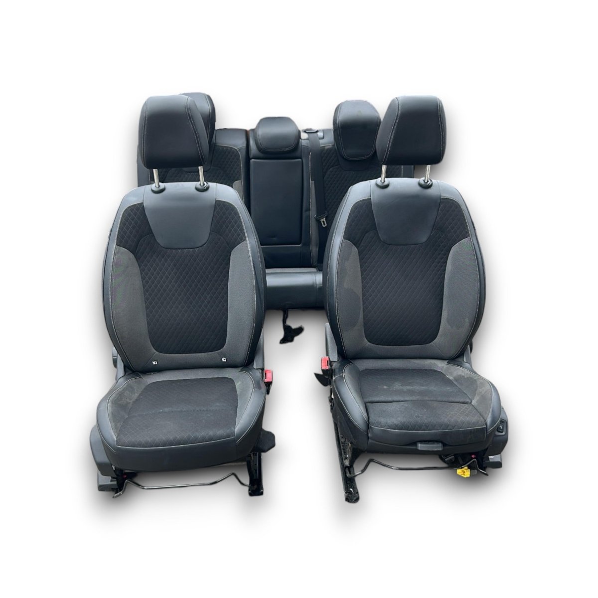 Tappezzeria / Sedili In Pelle E Stoffa Nera E Grigia Opel Grandland X (2017 > )
