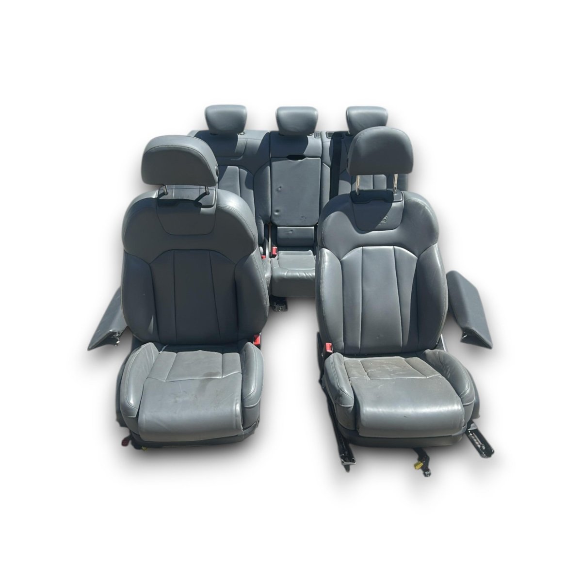 Tappezzeria / sedili in pelle grigi (S - Line) Audi Q8 (2018 > 2023)