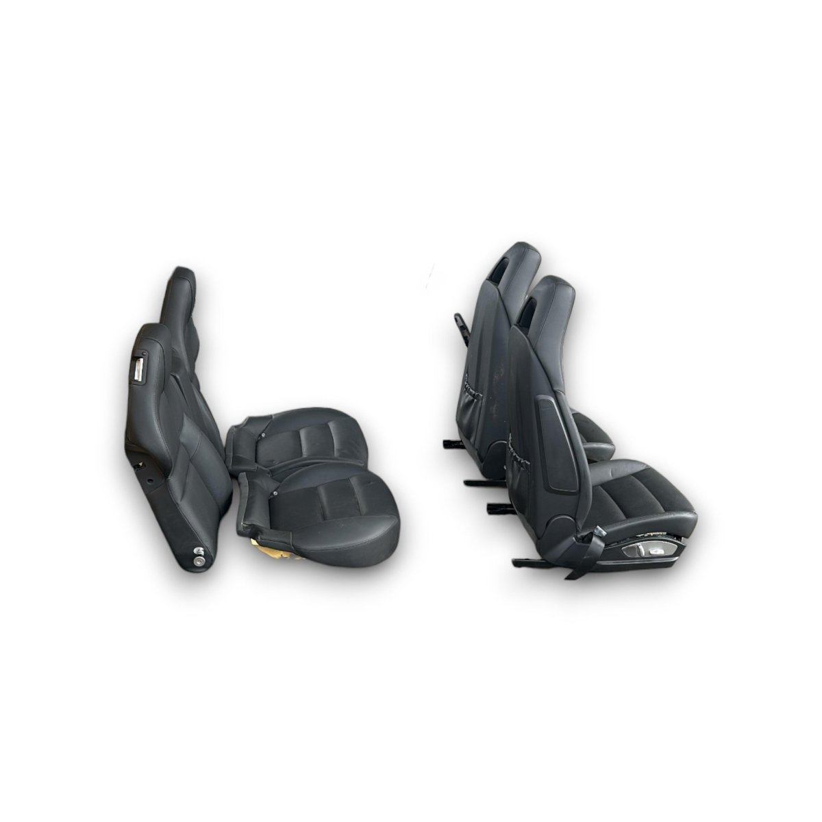 Tappezzeria / Sedili In Pelle Neri Porsche Panamera I (970 - 2009 > 2016)