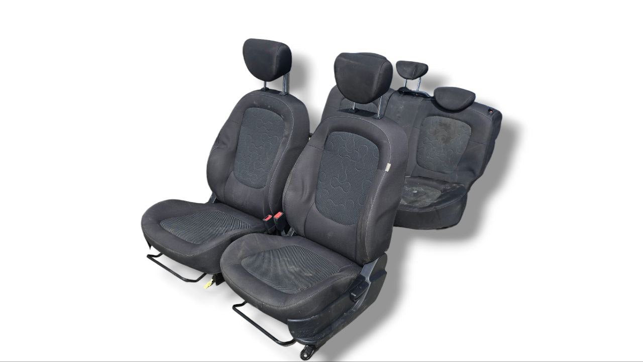 Tappezzeria / Sedili Interni Completi Stoffa Neri Hyundai i20 ( 2008 - 2014 )