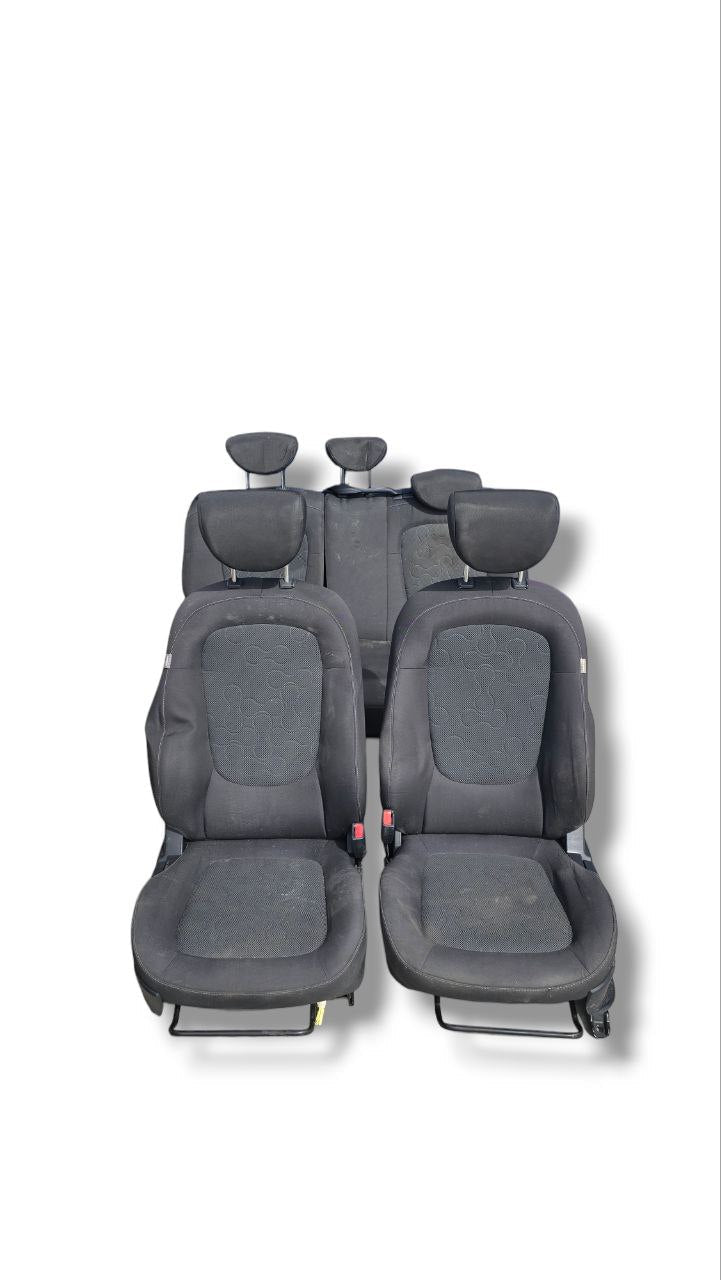 Tappezzeria / Sedili Interni Completi Stoffa Neri Hyundai i20 ( 2008 - 2014 )