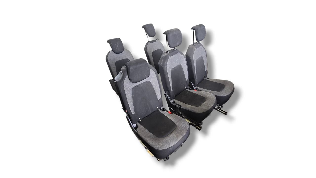 Tappezzeria / Sedili Interni Stoffa Neri 7 Posti Citroen C4 Grand Picasso (2013-2022)