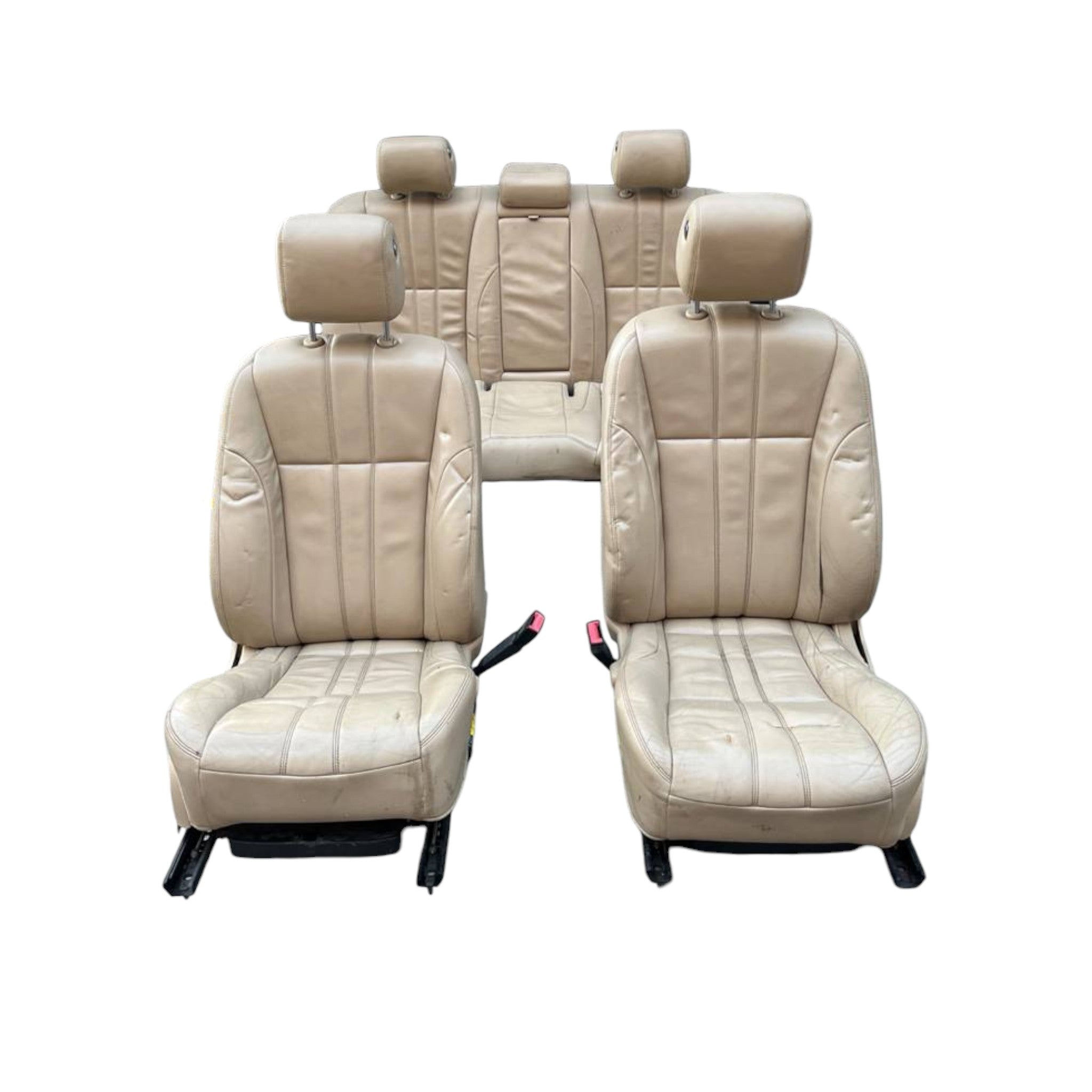 Tappezziera / sedili completa in pelle beige con pannelli Jaguar X351 XJ (2009-2019)