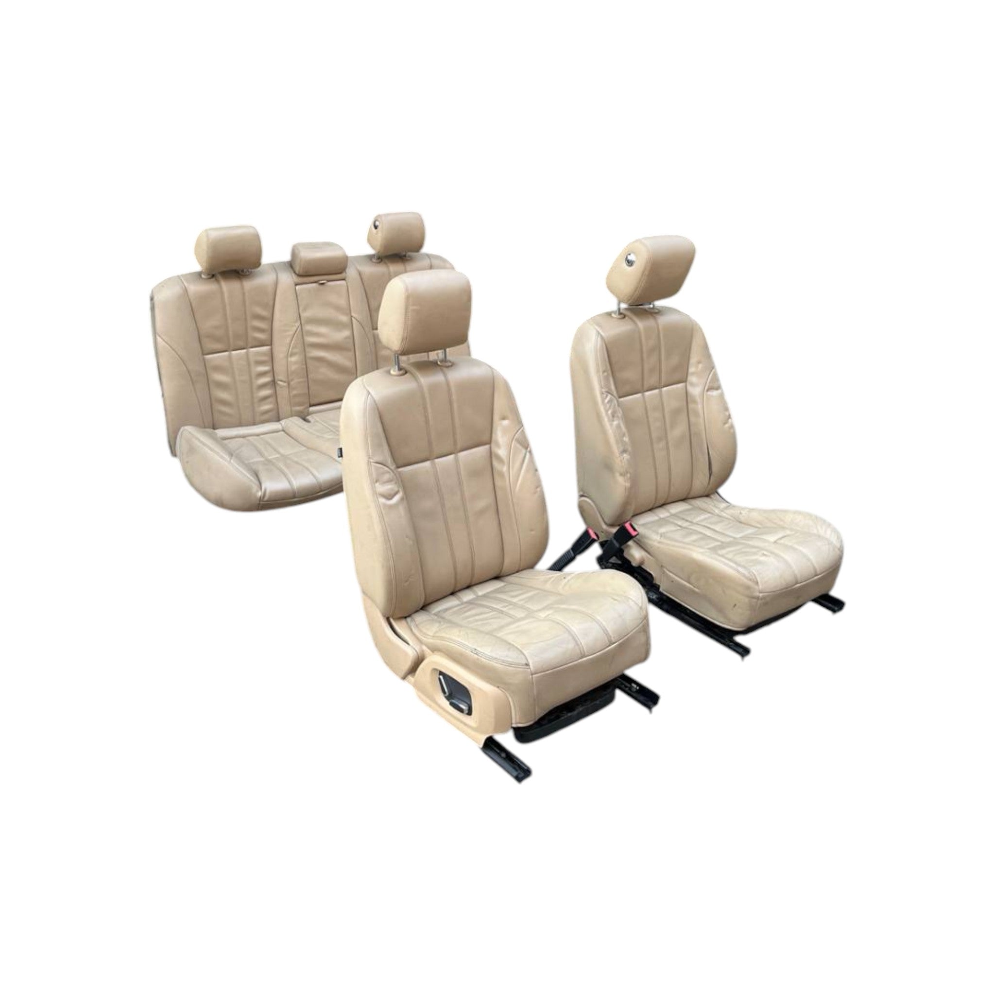 Tappezziera / sedili completa in pelle beige con pannelli Jaguar X351 XJ (2009-2019)