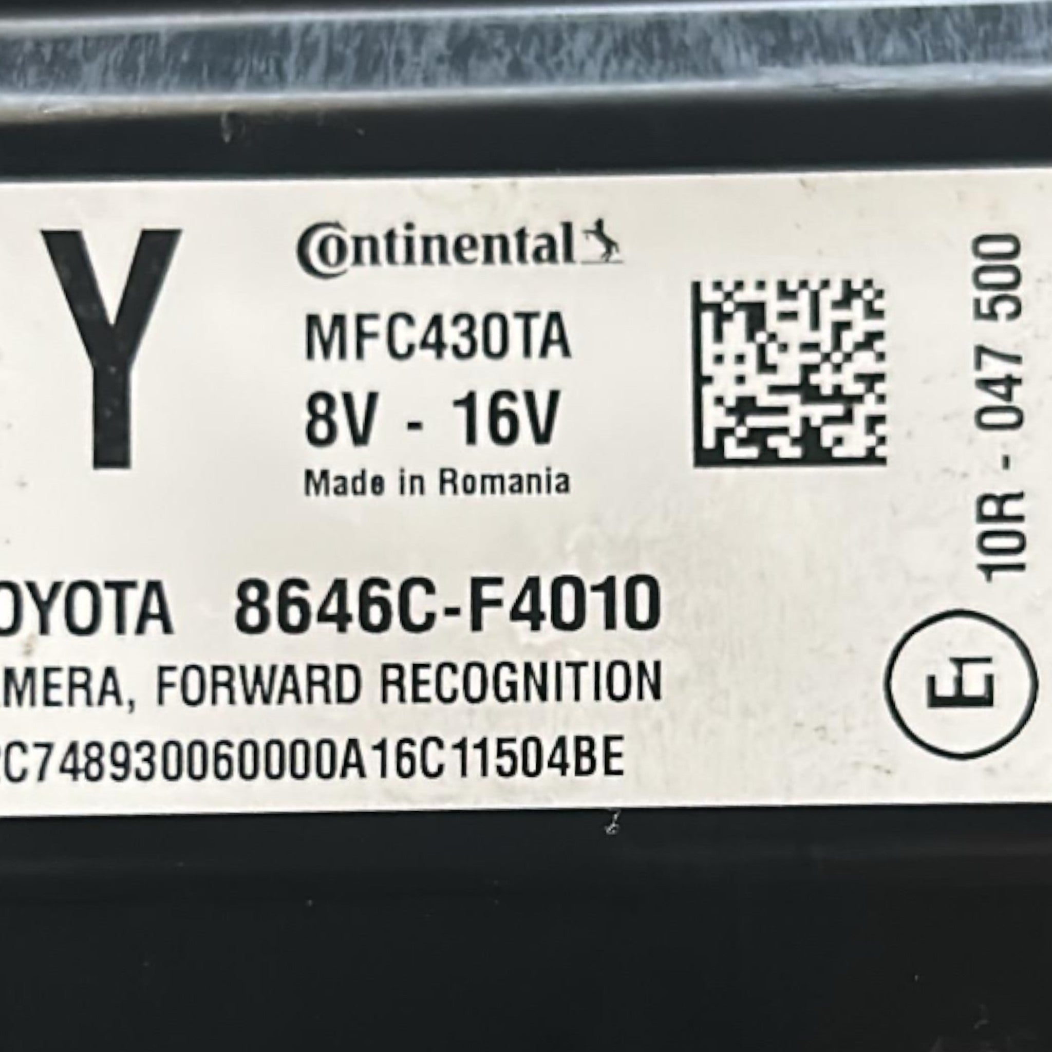 Telecamera Anteriore Toyota C - HR cod.8646C-F4010 (2016 > 2019)