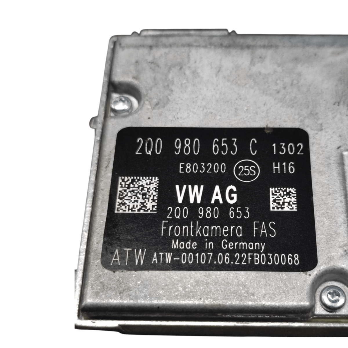 Telecamera anteriore volkswagen polo vi serie cod: 2q0980653c (2017-)