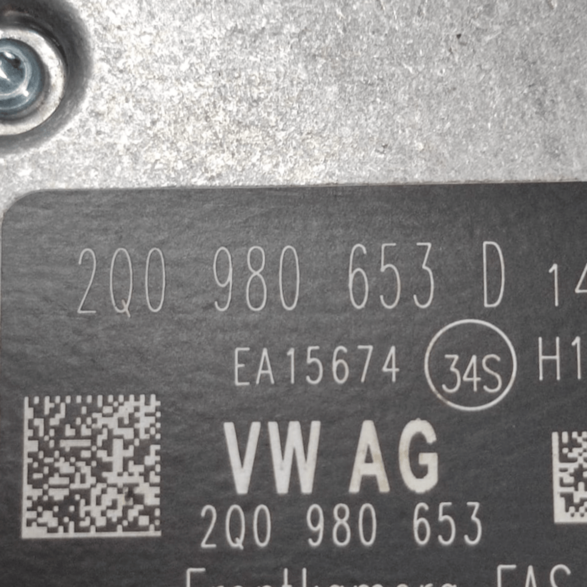 Telecamera anteriore volkswagen tiguan ad1 cod: 2q0980653d (2016-2024)