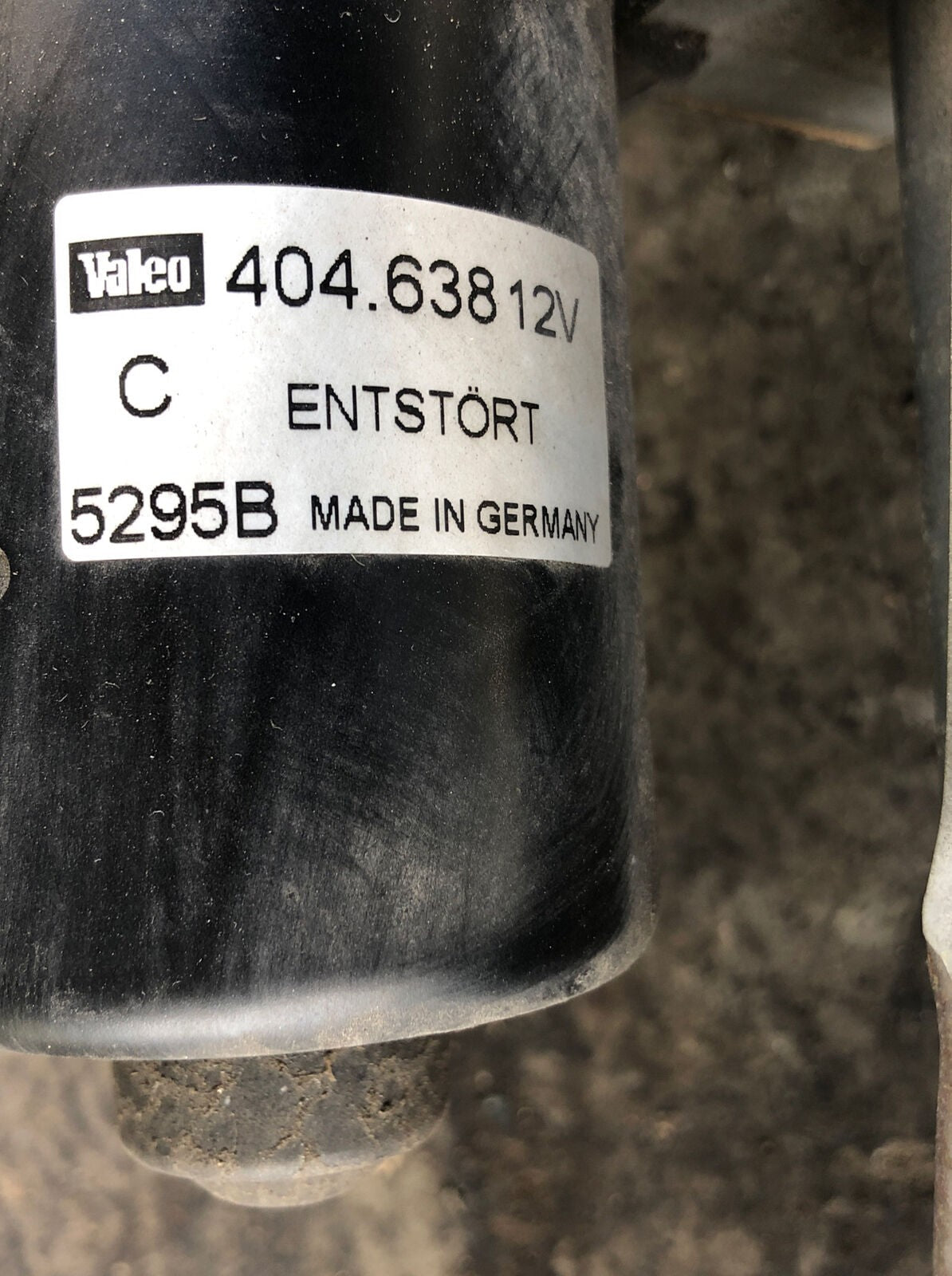 TERGICRISTALLO Motorino con sostegno anteriore PEUGEOT 307 CC 404638