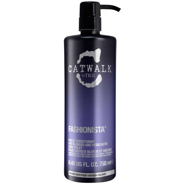 TIGI CATWALK FASHIONISTA CONDITIONER VIOLA CAPELLI BIONDI 750 ML - BIBA-RICAMBI