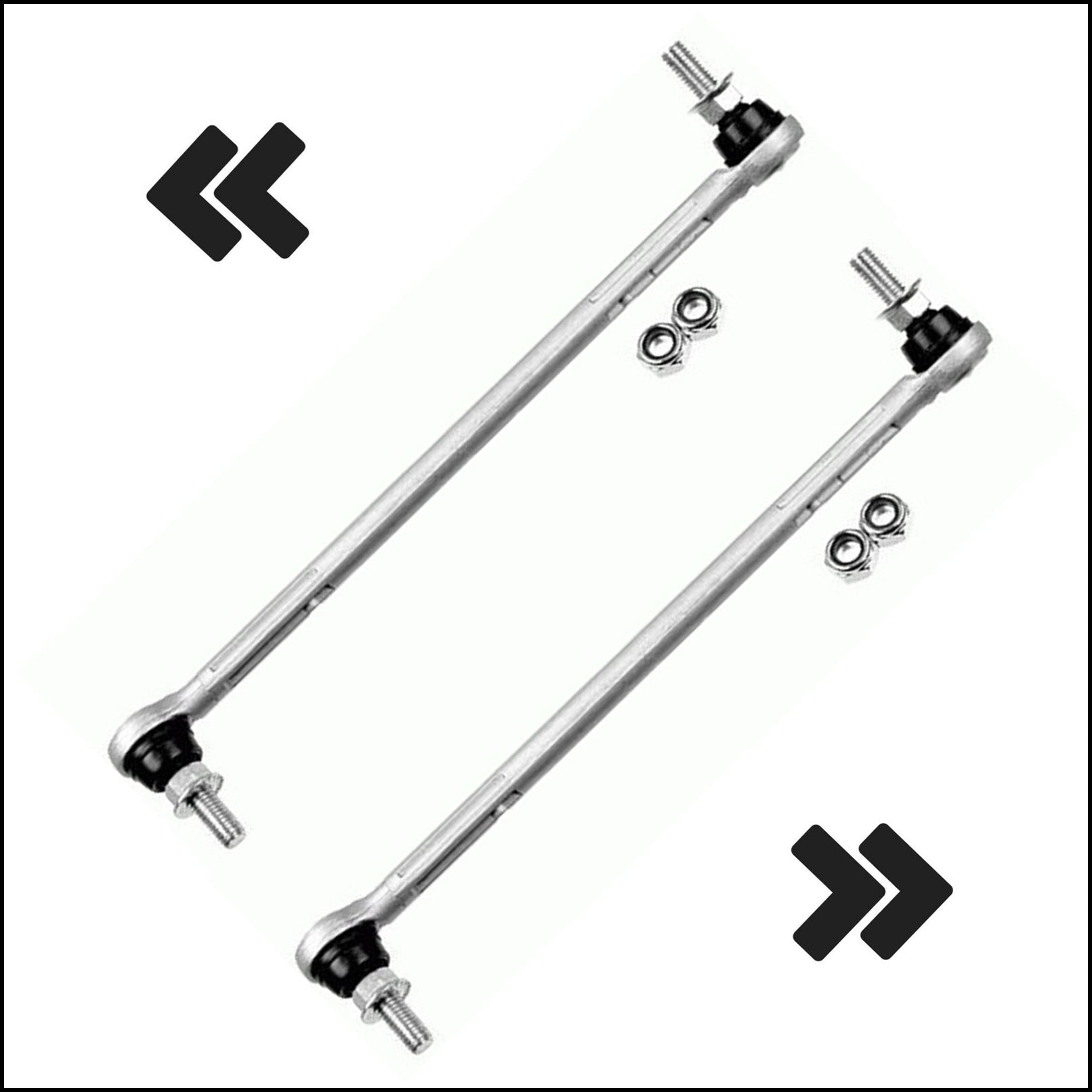 C. Coppia Tiranti Biellette Barra Stabilizzatrice Anteriore art.500-910 BIBA-RICAMBI