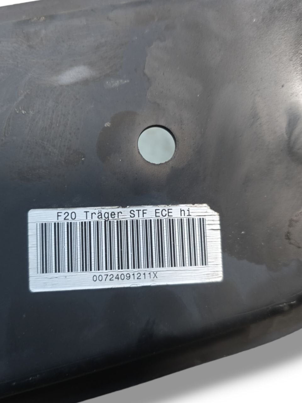 TRAVERSA PARAURTI POSTERIORE BMW SERIE 1 F20 (2011-2019) Cod : 00724091211X