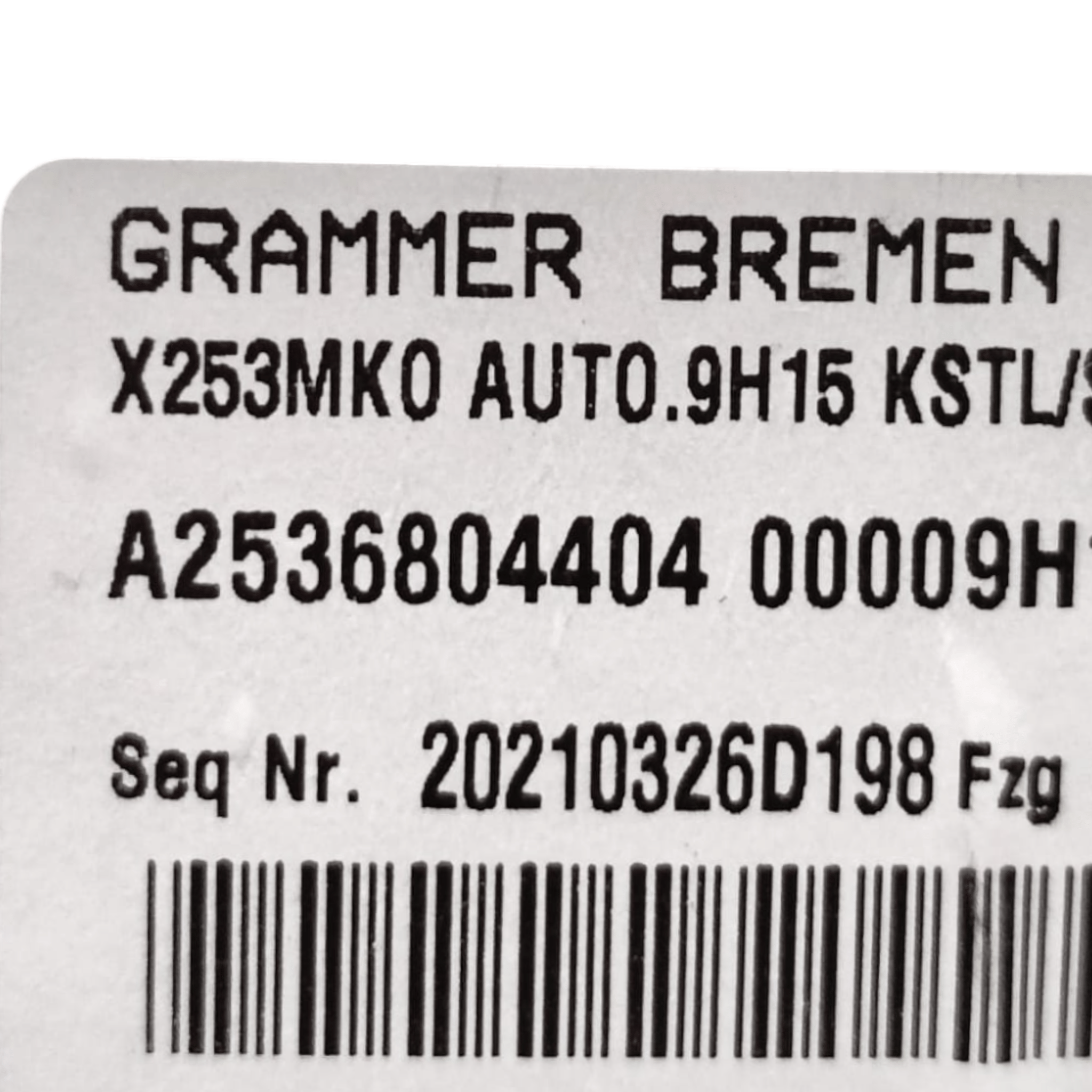 Tunnel Centrale Mercedes GLC Coupe C253 COD: A2536804404 (2016-2023)