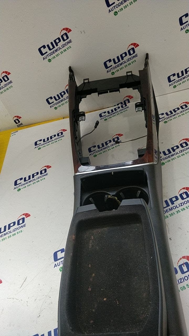 Tunnel con inserti radica + bracciolo centrale in pelle Audi A6 c7 cod 4g0863244a