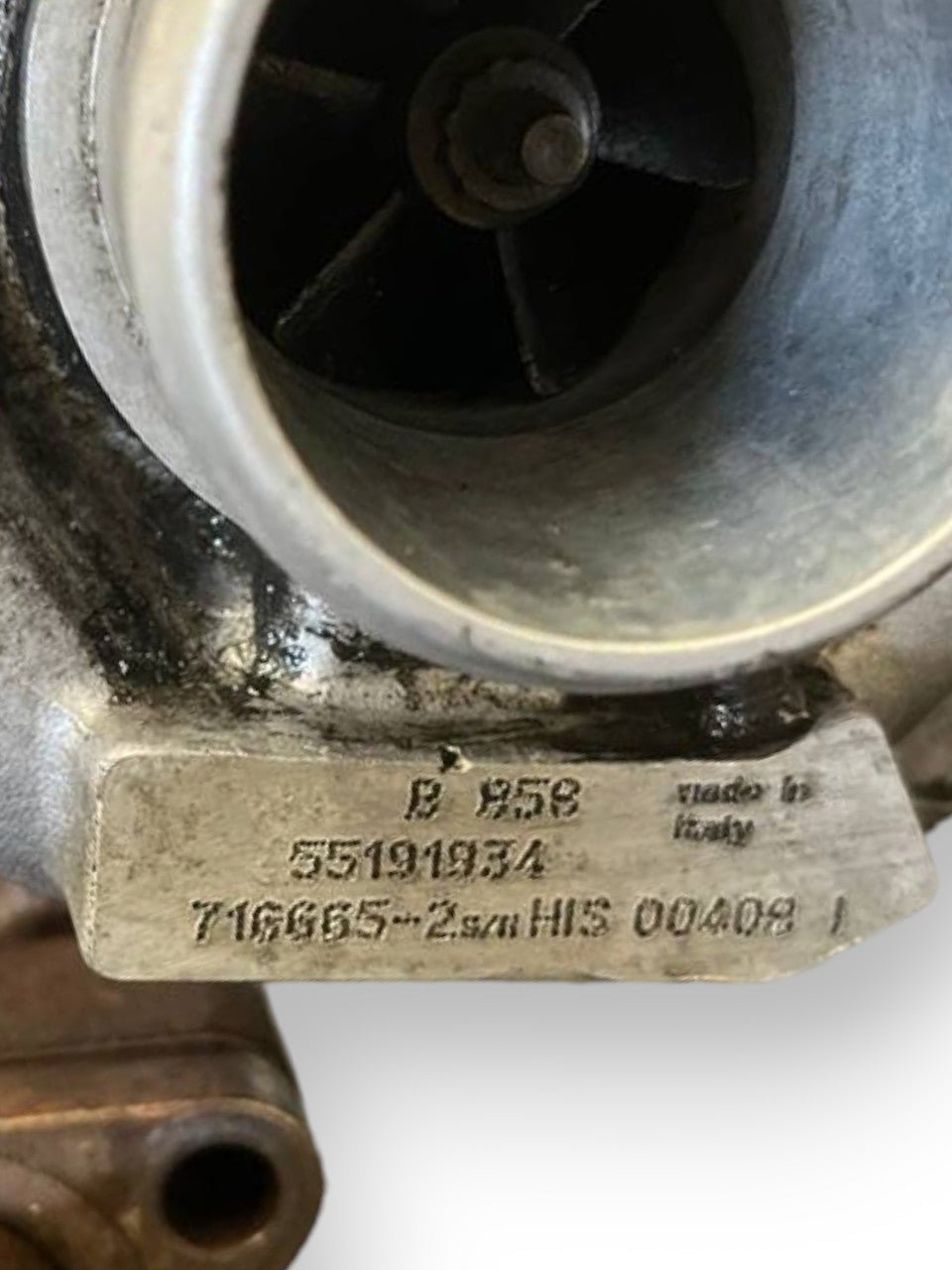Turbo / Turbina / Turbocompressore + Collettore Fiat Stilo / Alfa Romeo 147 / Alfa Romeo Gt / Alfa Romeo 156 1.9 jtd (2001 al 2010) cod: 55191934 / 46791354