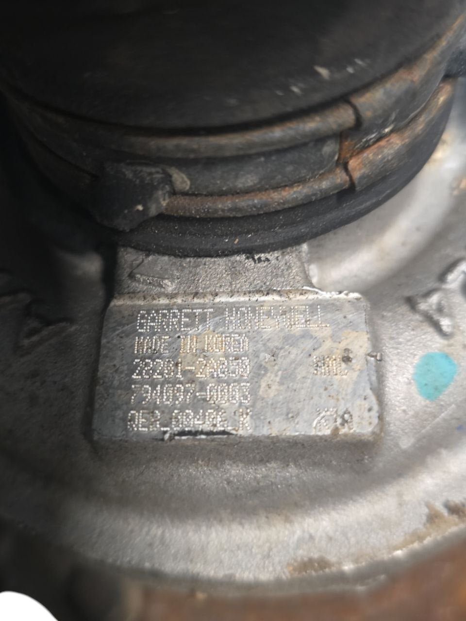 Turbo / Turbina / Turbocompressore Kia Sportage SL 1.7 Diesel ( 2010 - 2016 ) Cod : 28201-2A850