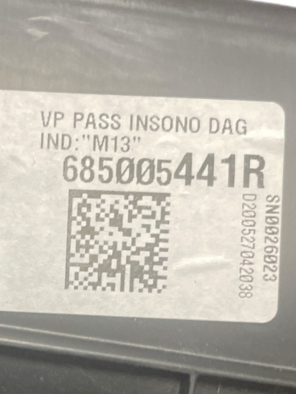 Vano Porta Oggetti Renault Captur II (2019>) cod:685005441r