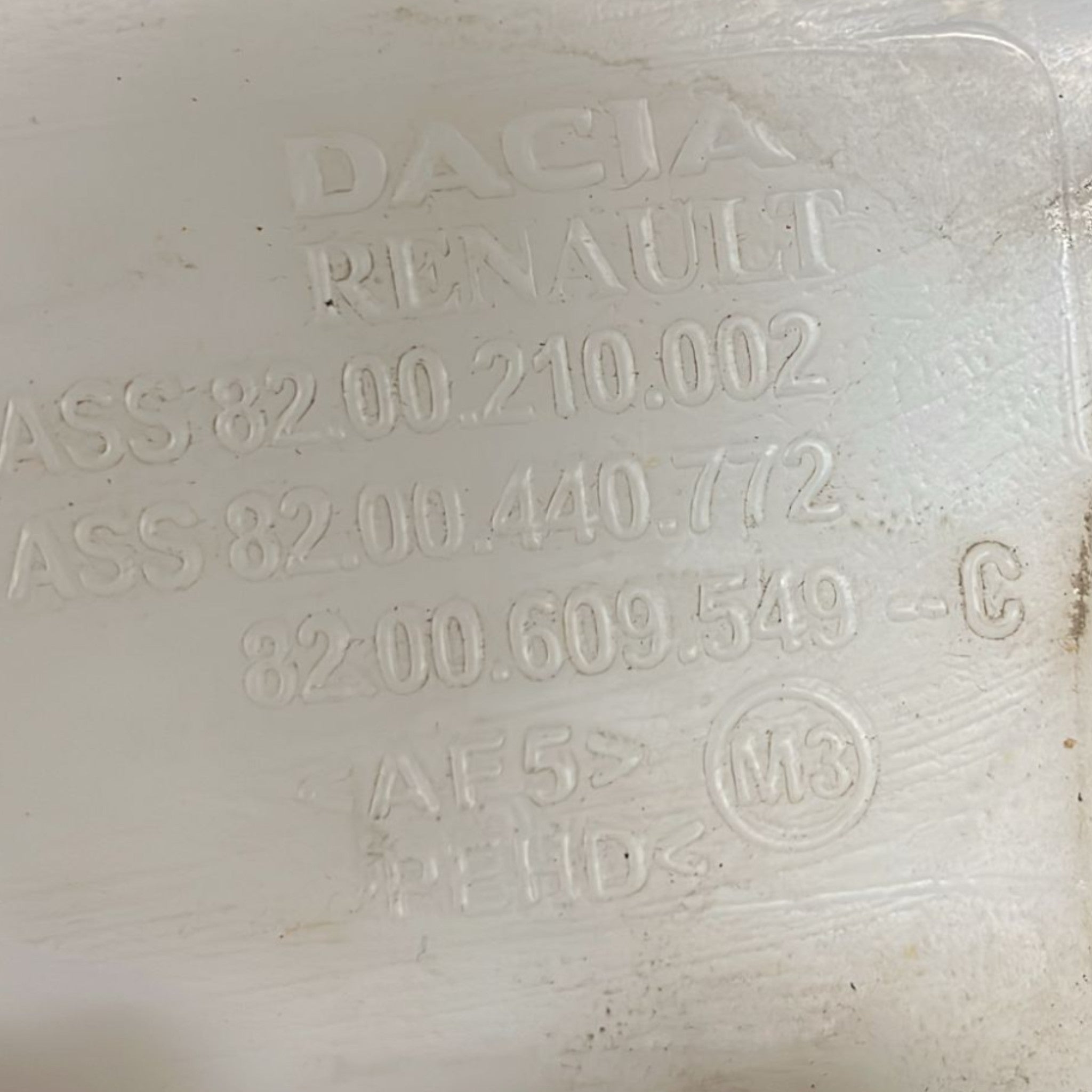 Vaschetta Tergicristalli Dacia Duster I cod:8200609549 (2010 >2017)