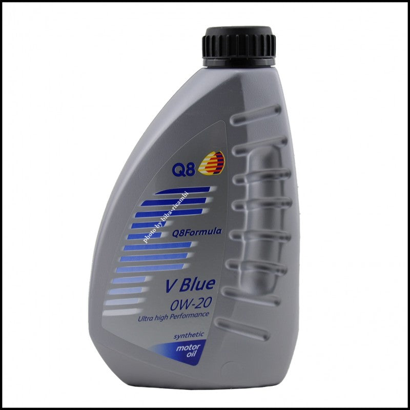 A. Olio Motore 0W-20VW Q8 Formula V Blue 508.00 / 509.00 Nuova Generazione Euro 6 BIBA-RICAMBI
