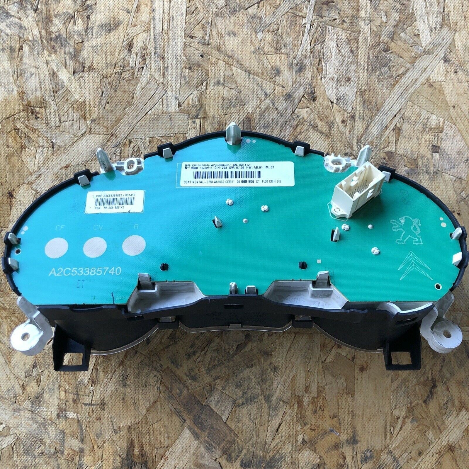 Veglia Quadro strumenti contaklm Citroen C3 II Serie 1.4 2009-2016 96668806XT