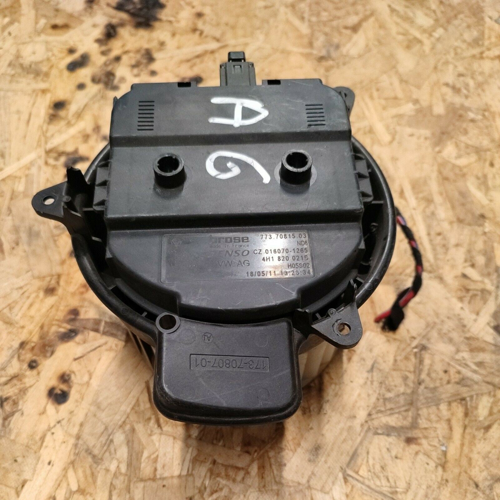 Ventilatore Motore Ventola Motore Ventilatore Riscaldamento Per Audi a6 c7 10-14