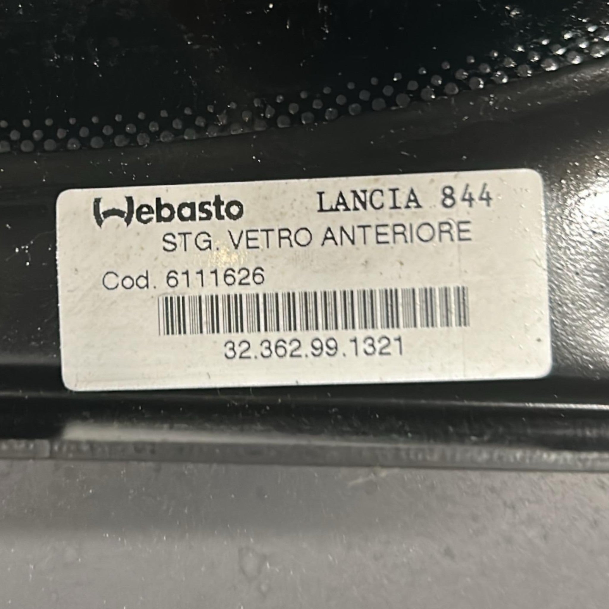 Vetro Tetto / Tettuccio Apribile Anteriore Lancia Delta cod.6111626 (2008 > 2014) Oscurato