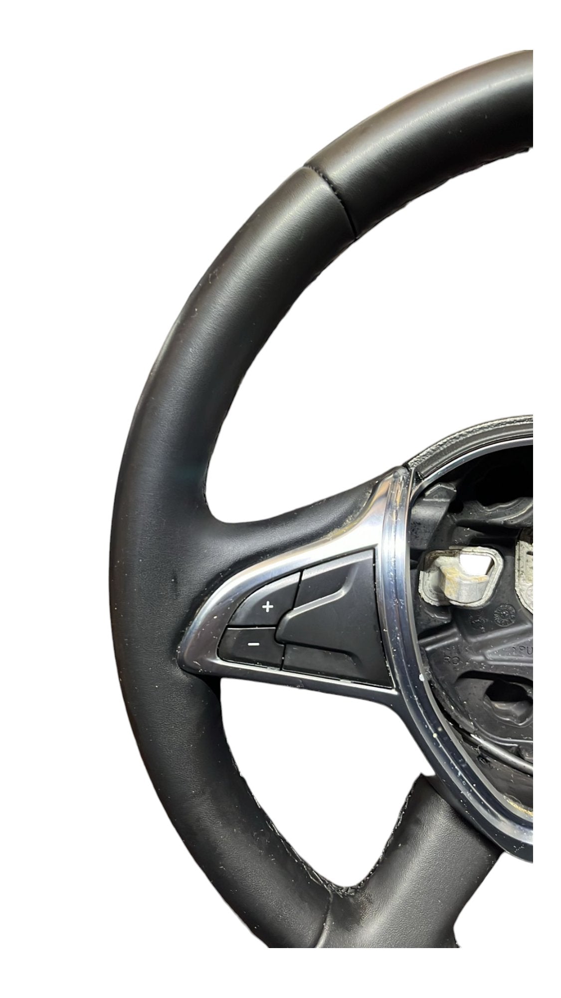 Volante / Sterzo + Comandi al Volante Dacia Sandero Steepway (2012-2020) cod.484007478R / In Pelle Nero