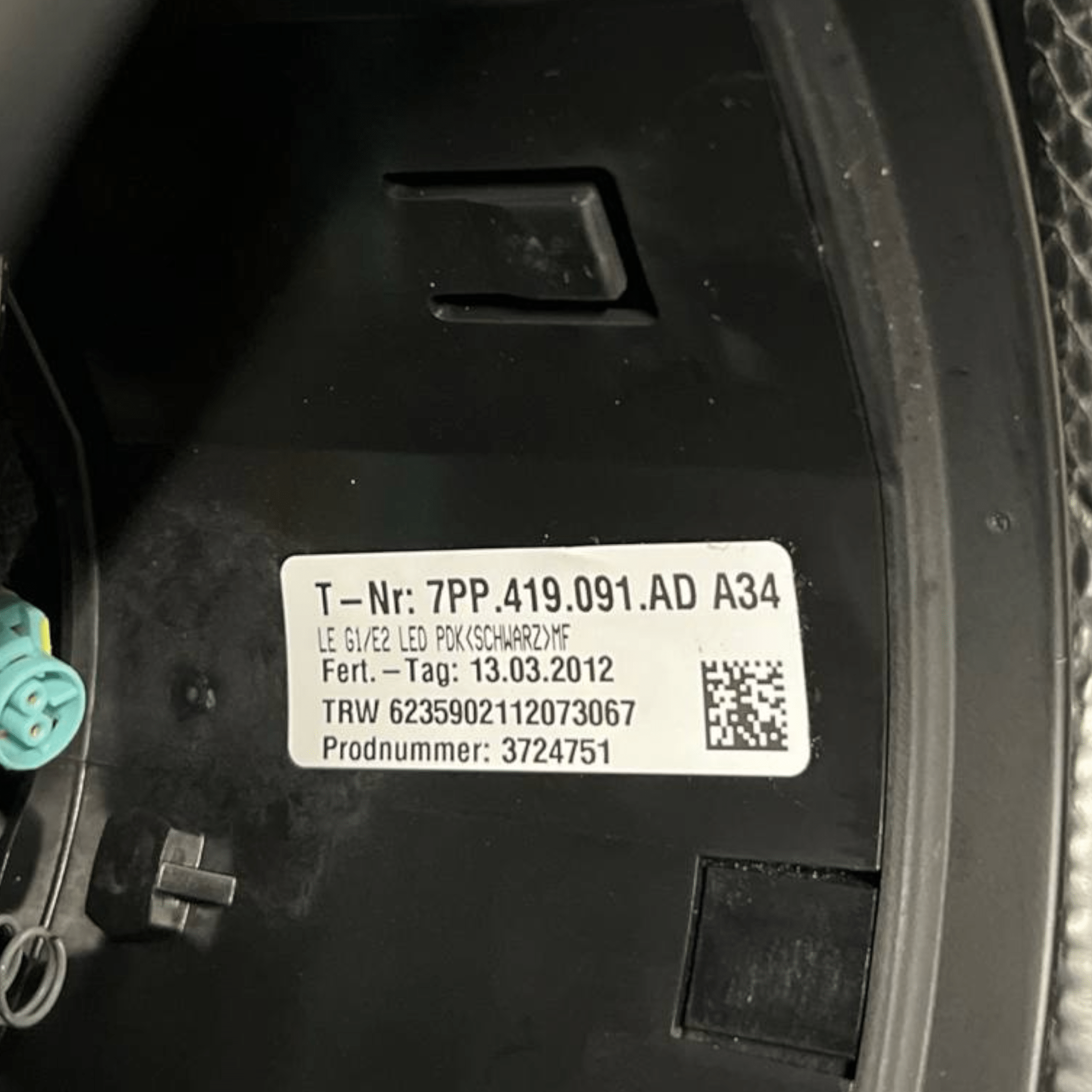 Volante / Sterzo Porsche Cayenne 92A cod.7PP419091AD (2010-2017)