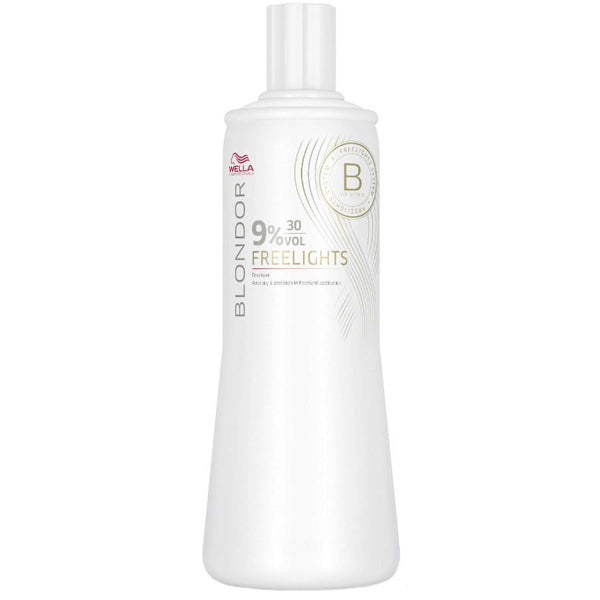 WELLA BLONDOR FREELIGHTS ATTIVATORE 30 VOLUMI 1000 ML - BIBA-RICAMBI