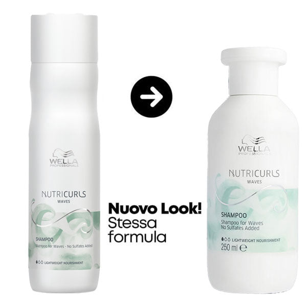 WELLA NUTRI CURLS WAVESSHAMPOO CAPELLI ONDULATI 250 ML - BIBA-RICAMBI