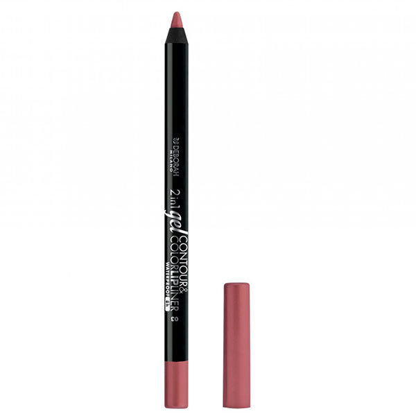 DEBORAH 2IN1 GEL CONTOUR & COLOR LIP LINER WATERPROOF 03