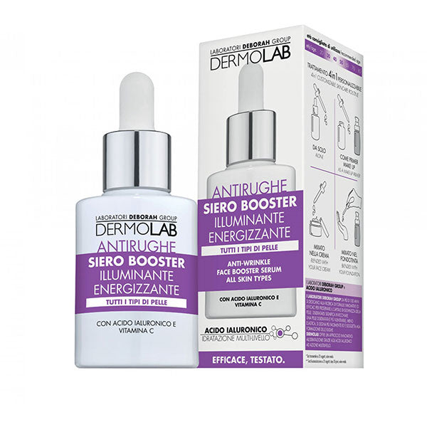 DERMOLAB ANTIRUGHE SIERO BOOSTER ILLUMINANTE ENERGIZZANTE 30 ML - BIBA-RICAMBI