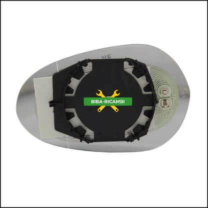 Piastra Specchio Termico Asferico Lato Dx-Passeggero Per Lancia Ypsilon I (843) solo dal 2003-2007 BIBA-RICAMBI