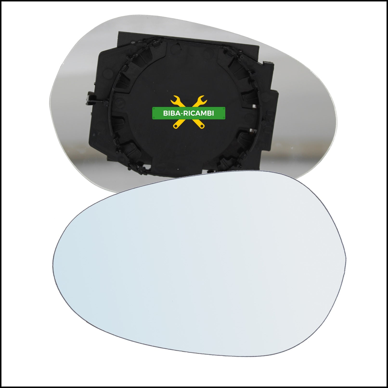 Piastra Specchio Retrovisore Lato Sx-Guidatore Per Lancia Ypsilon I (843) solo dal 2003-2007 BIBA-RICAMBI